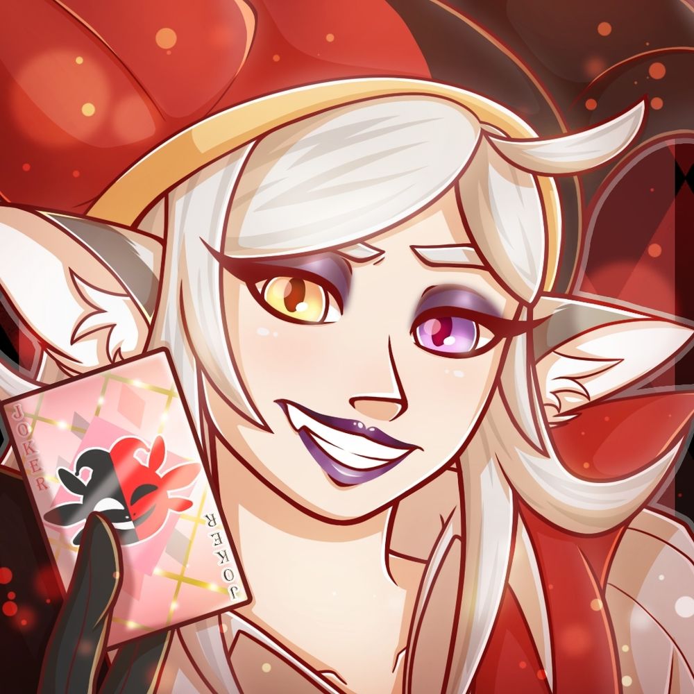 Sena the Red Joker 💛🤍💜🖤