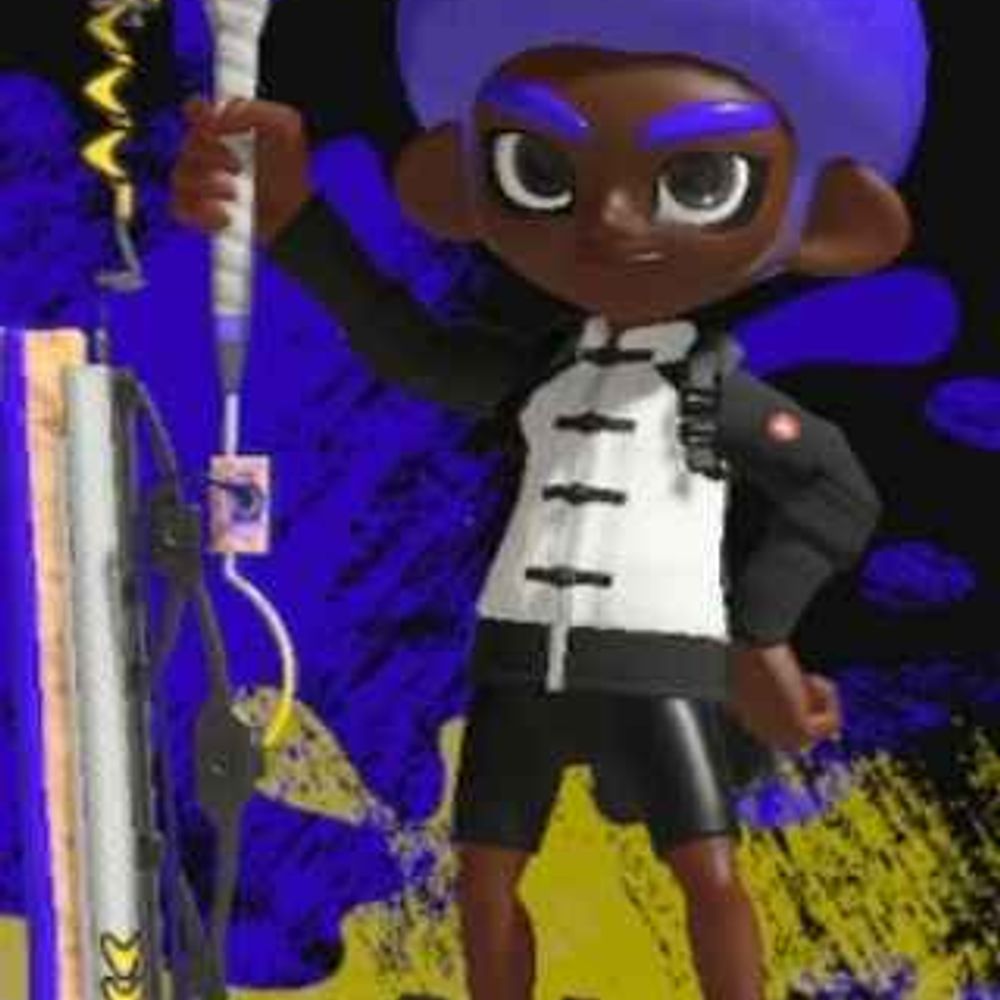 Maroon the octoling