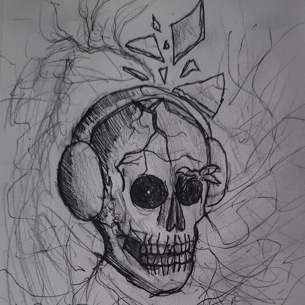Violet Skull