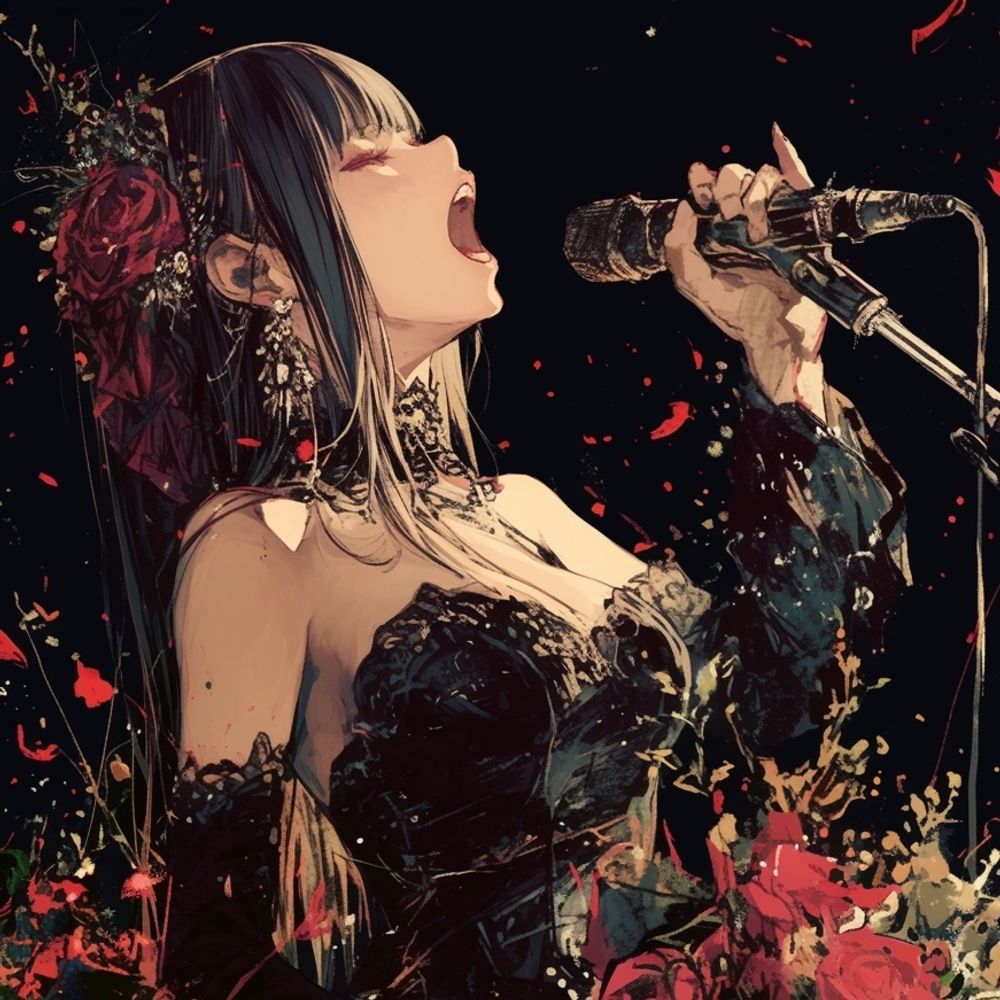 ブレイド☕Blade 歌姫　AIart🎵