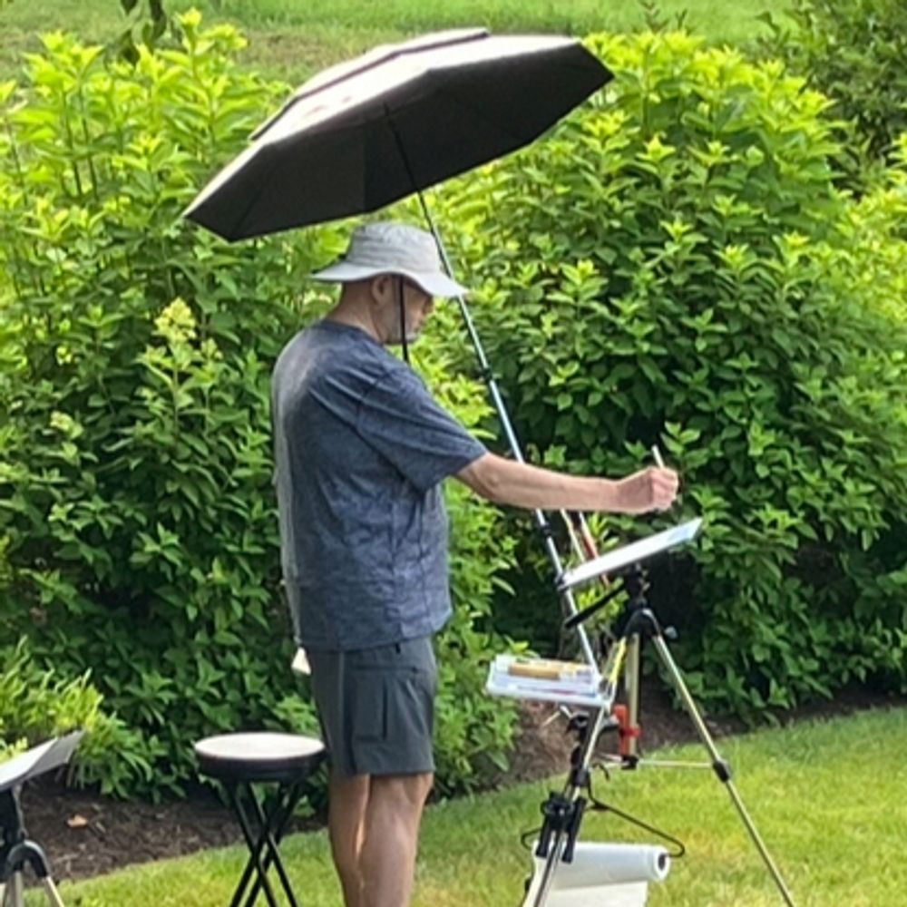 Plein Air painting in Vermont 😁