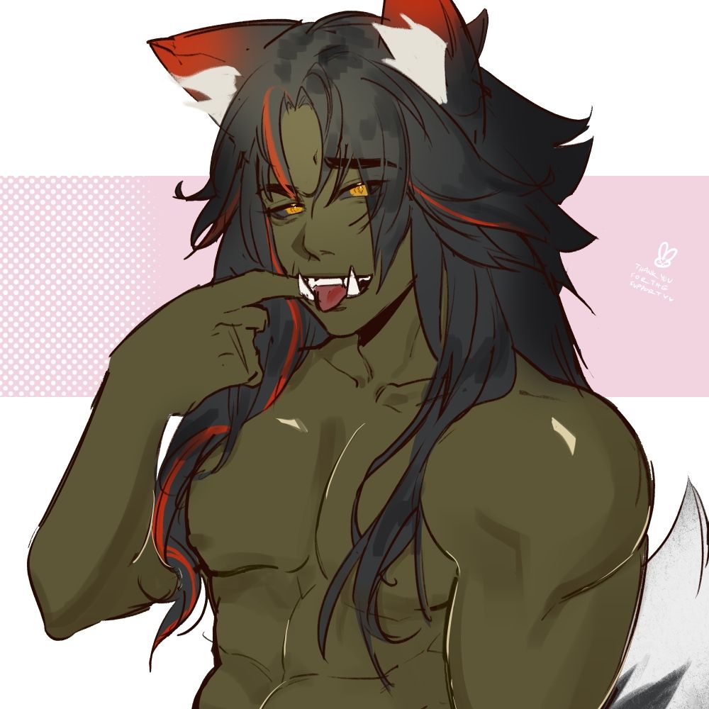 🐺 Ira Kami 🥊| 🔞 | Wolf-Orc PNGTuber 