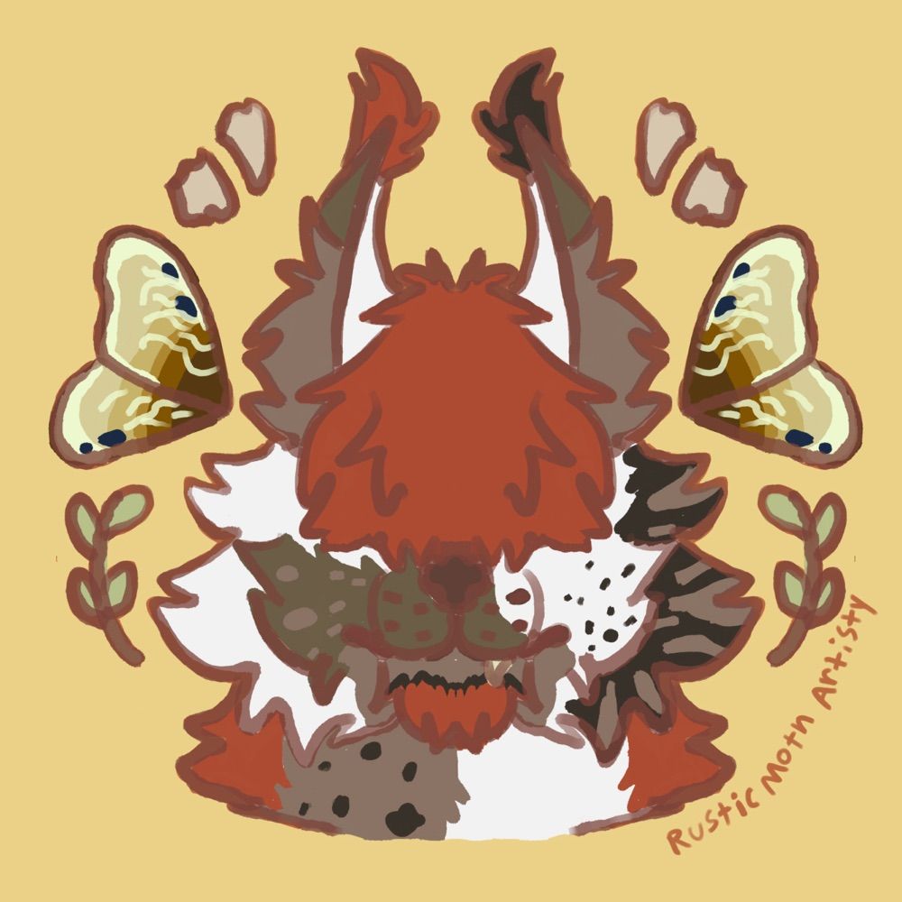 Rustic Moth Artistry 
