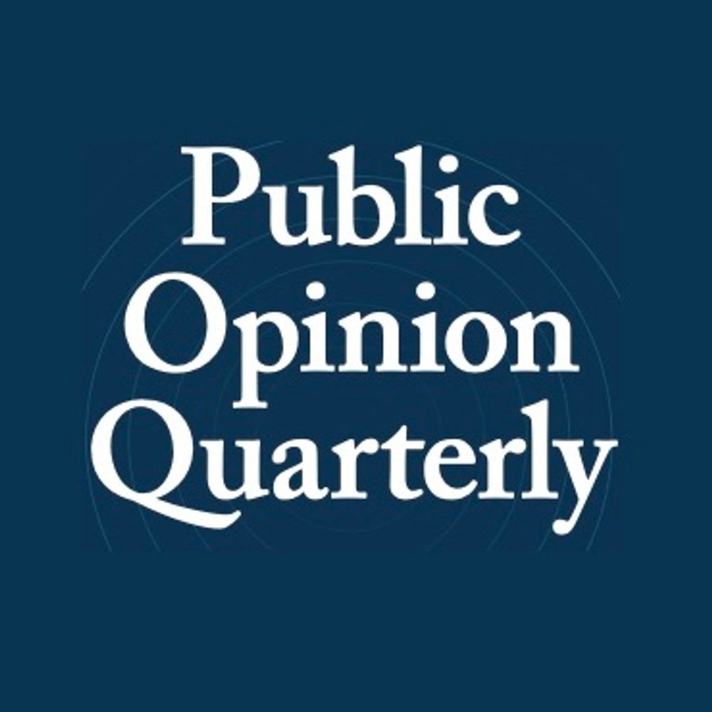 Public Opinion Quarterly - POQ