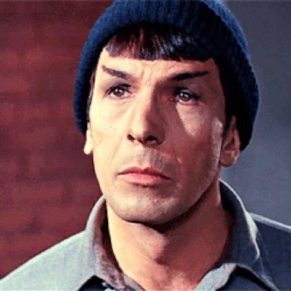spock in a beanie