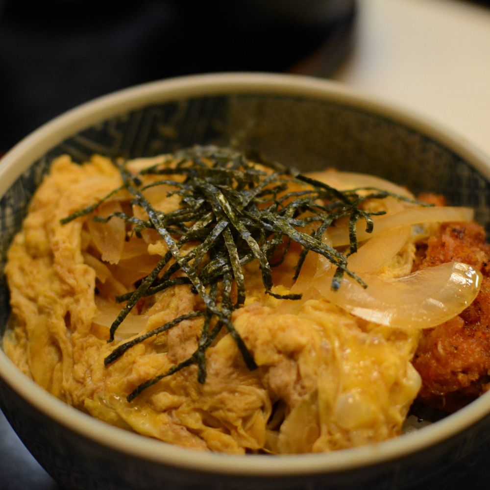 カツ丼だよ。