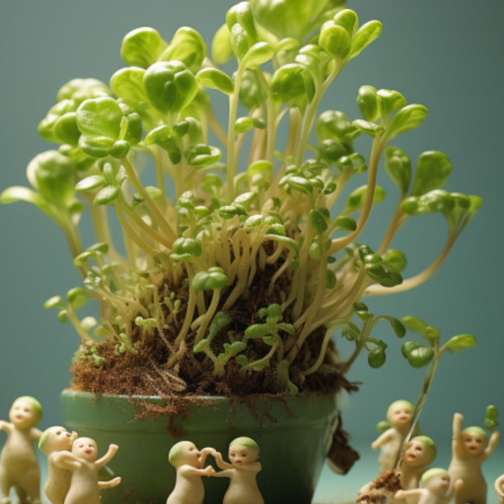 Sprouts are life, sprouts are love. 