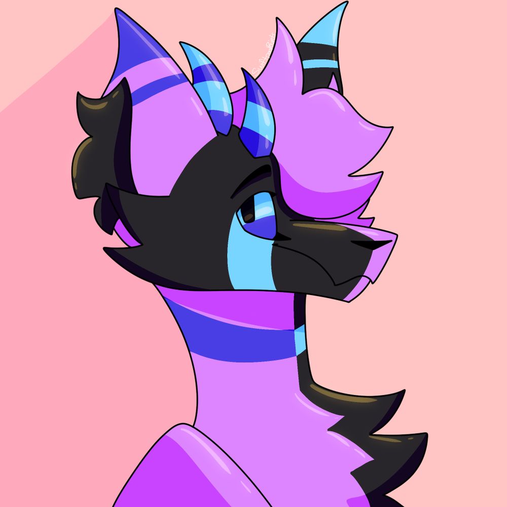 FluffyBlueWolffox