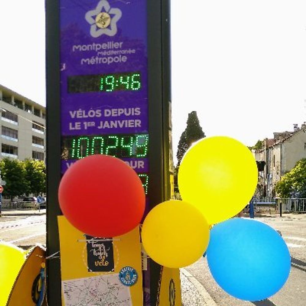 Compteurs vélo Montpellier