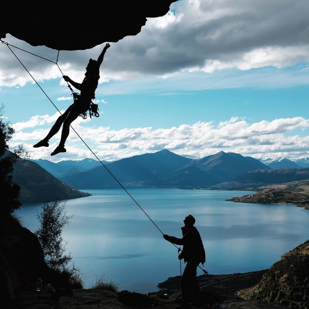 Rock climbing