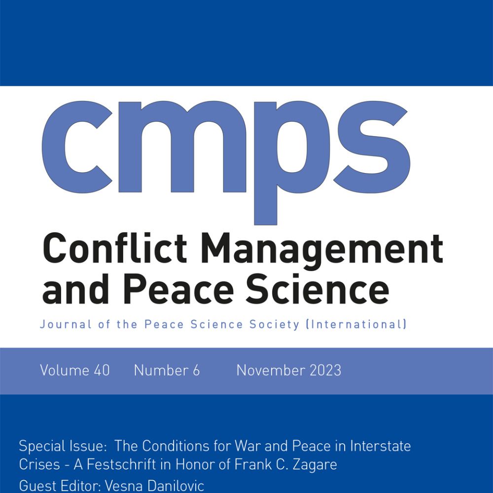 Conflict Management and Peace Science