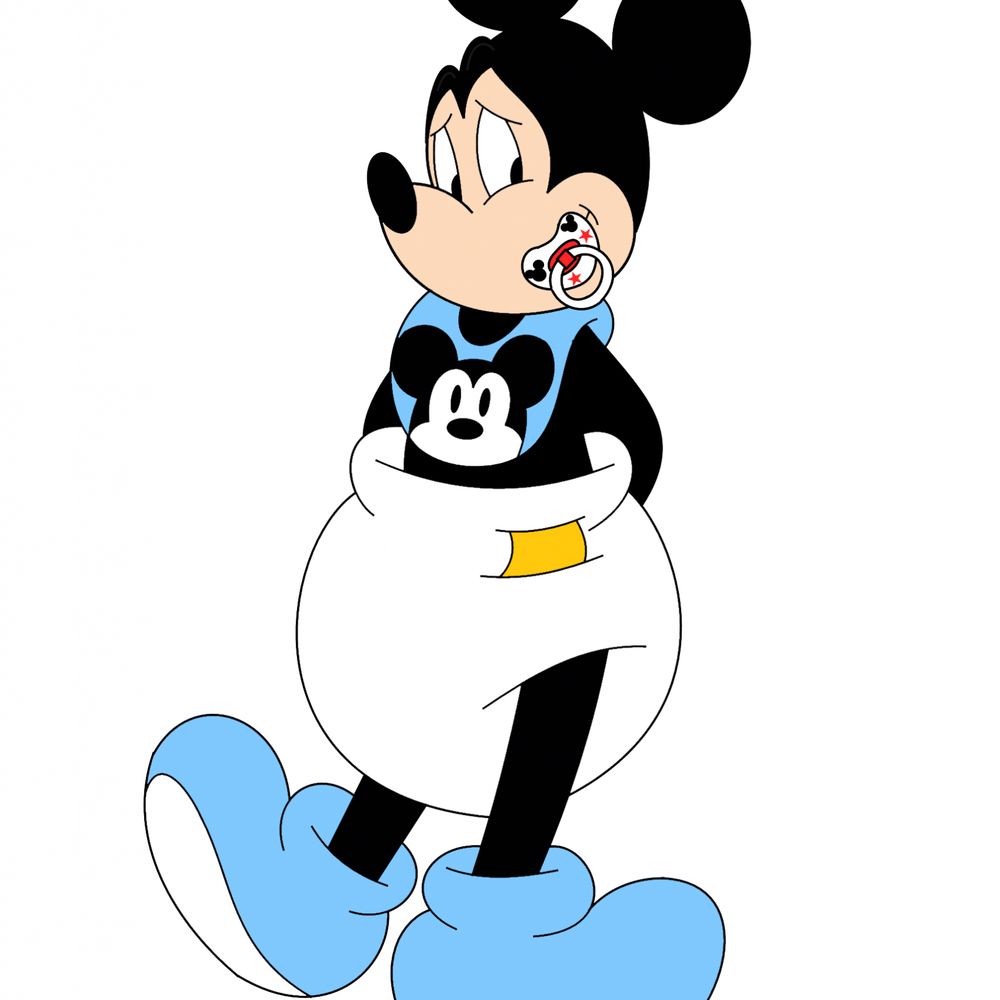 Adult Baby Mickey Mouse