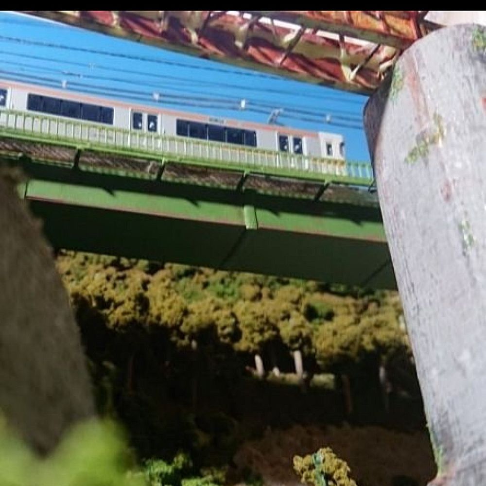 旧川路駅 模型アカ