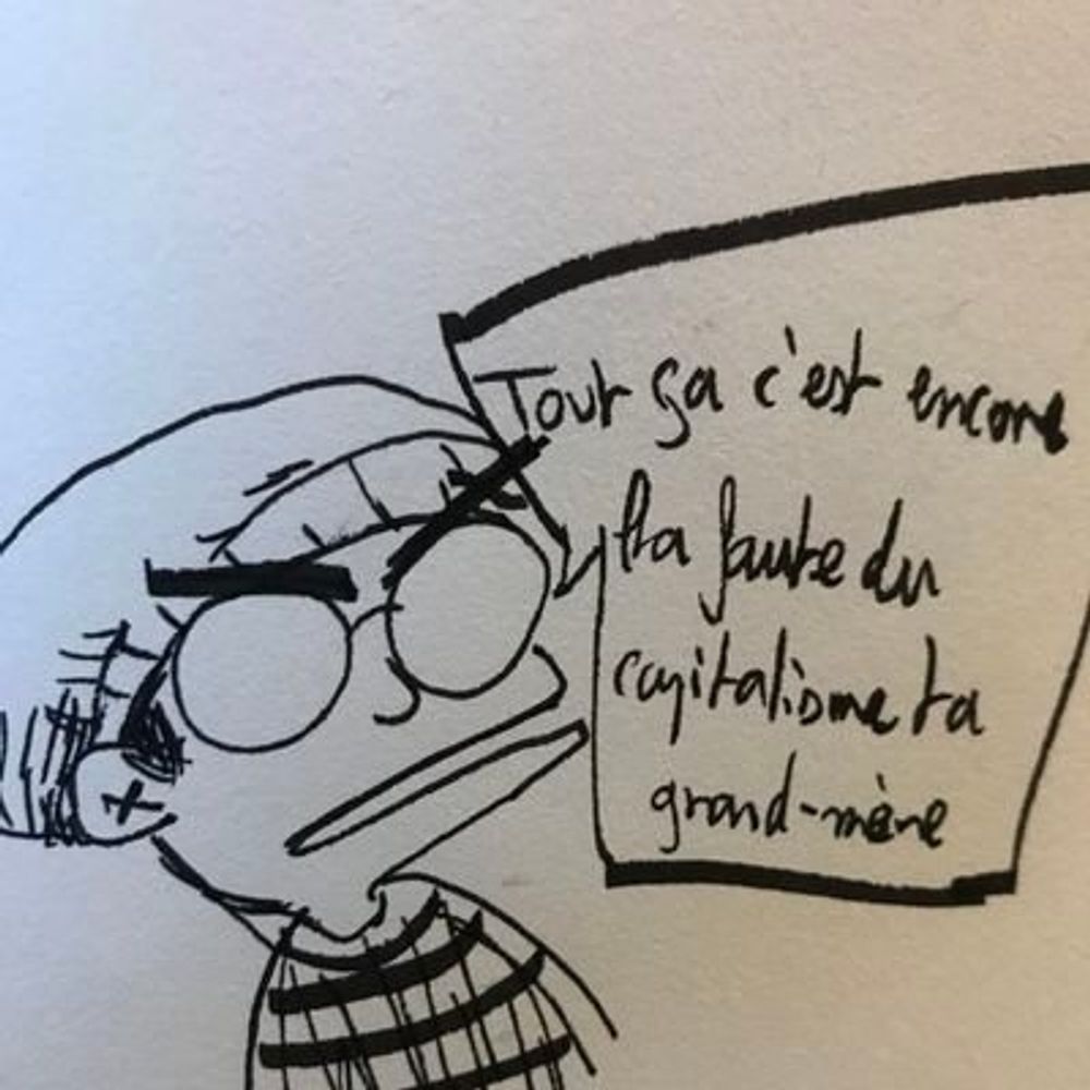 Le mec bouquiniste là