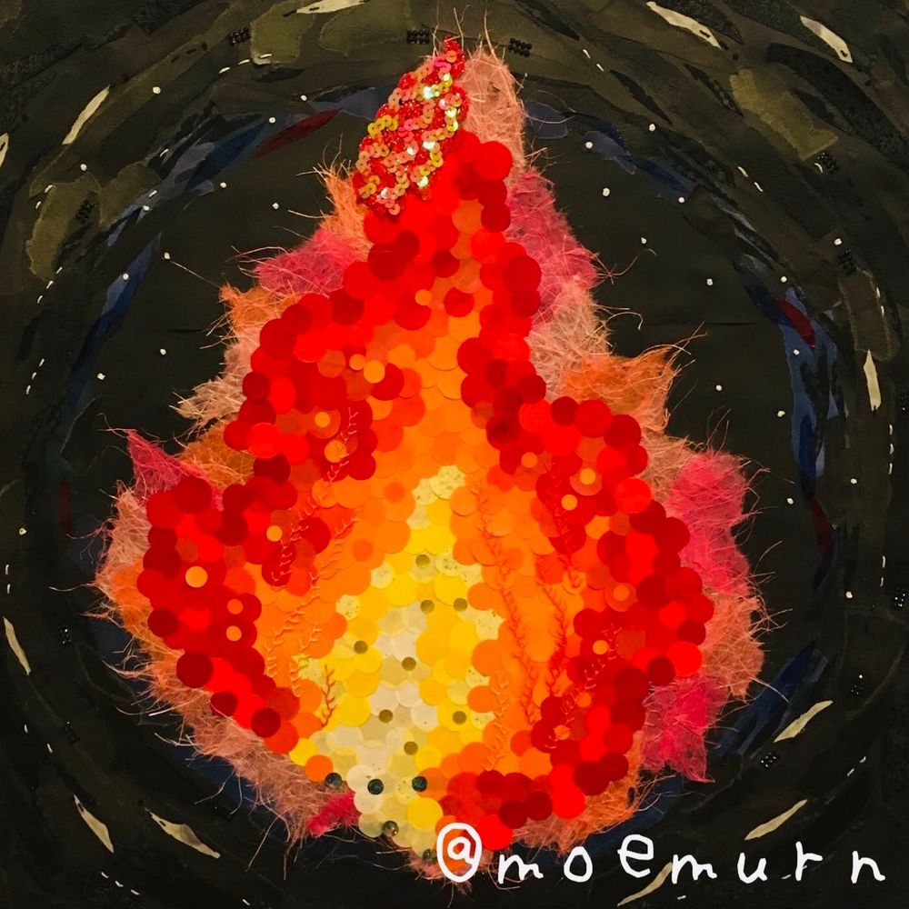 異素材コラージュ画家🔥萌笑