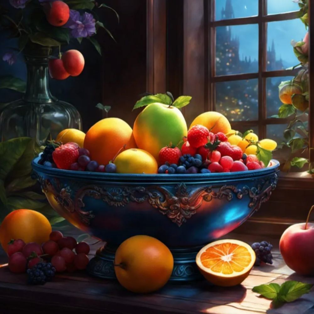 antifascist bowl of fruit 🖤
