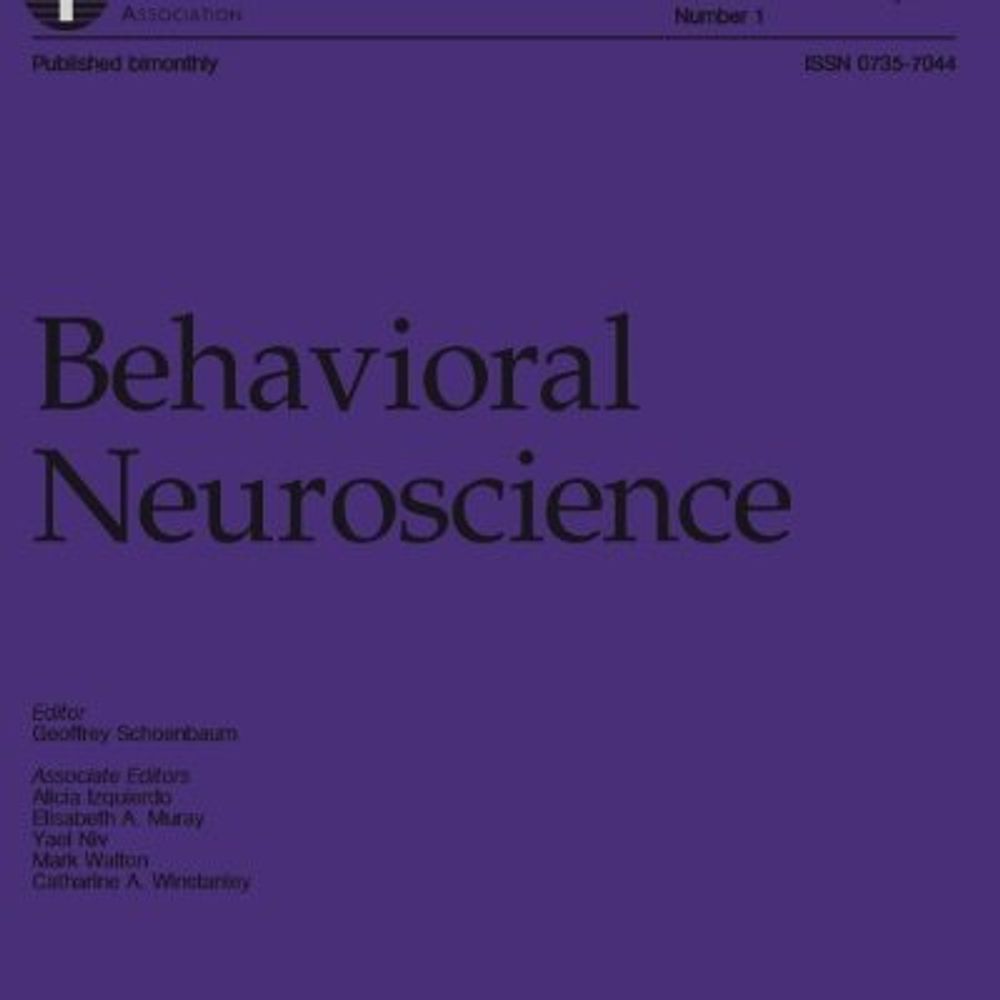 Behavioral Neuroscience