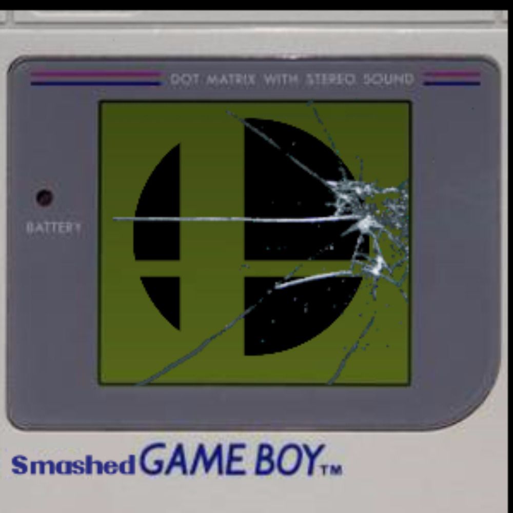 Smashedgameboy
