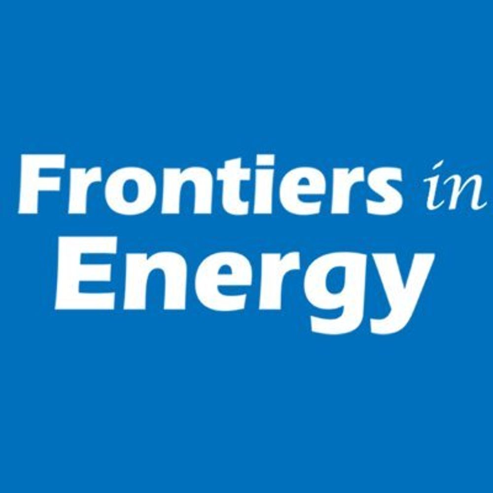 Frontiers in Energy