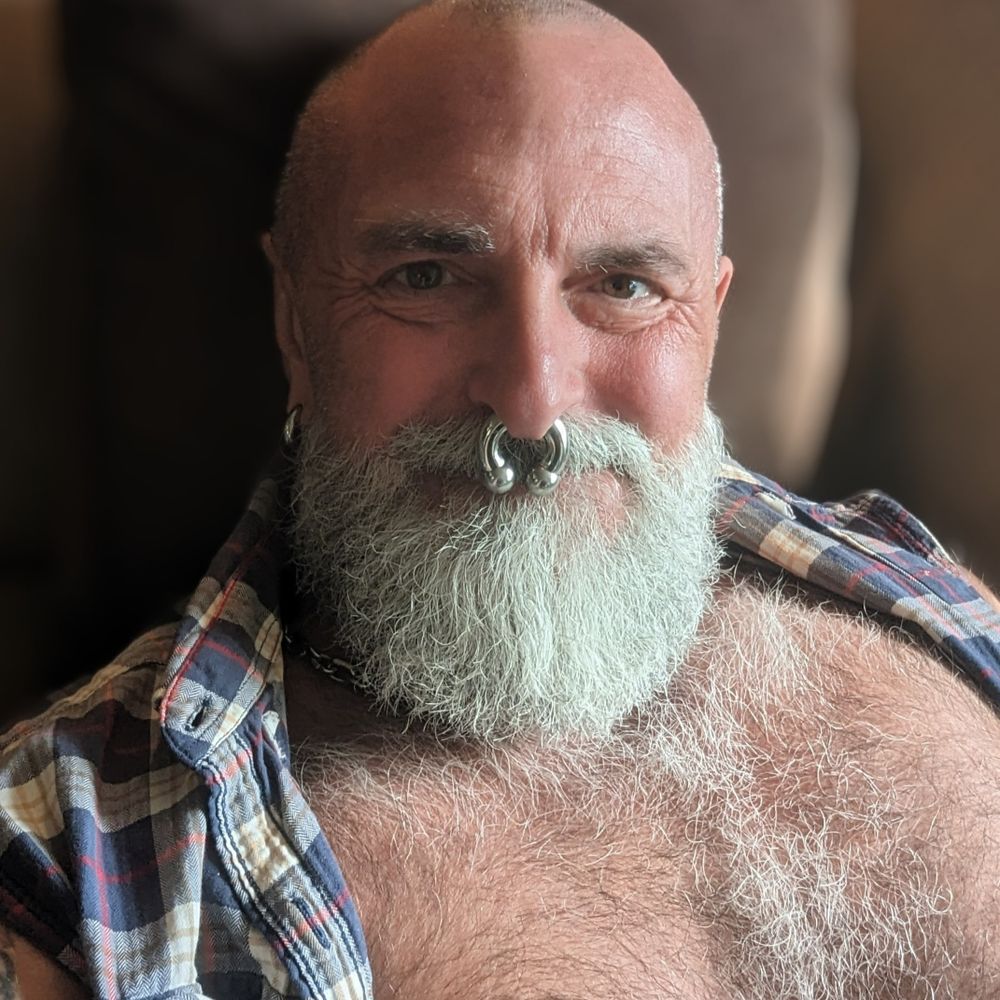 resting b-face but with a beard
