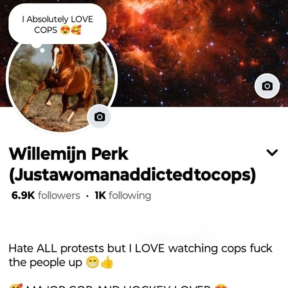 😍😍 Just A Woman Addicted To Cops 🥰🥰