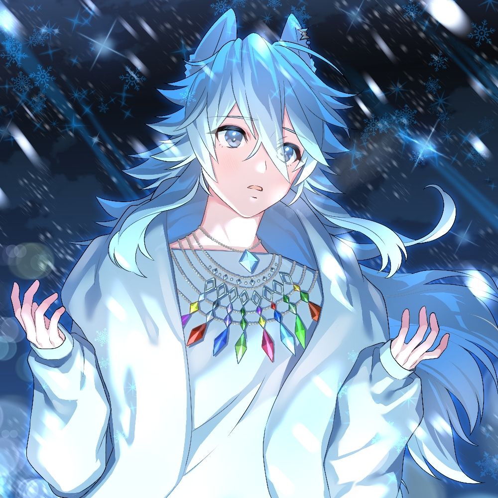 真白九鬼奈  白狼獣人系VTuber❄️🐺