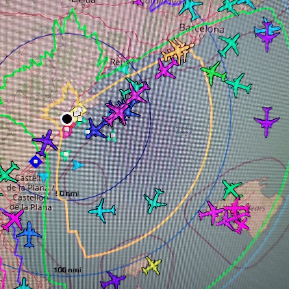 Alertas ADS-B AIS spain