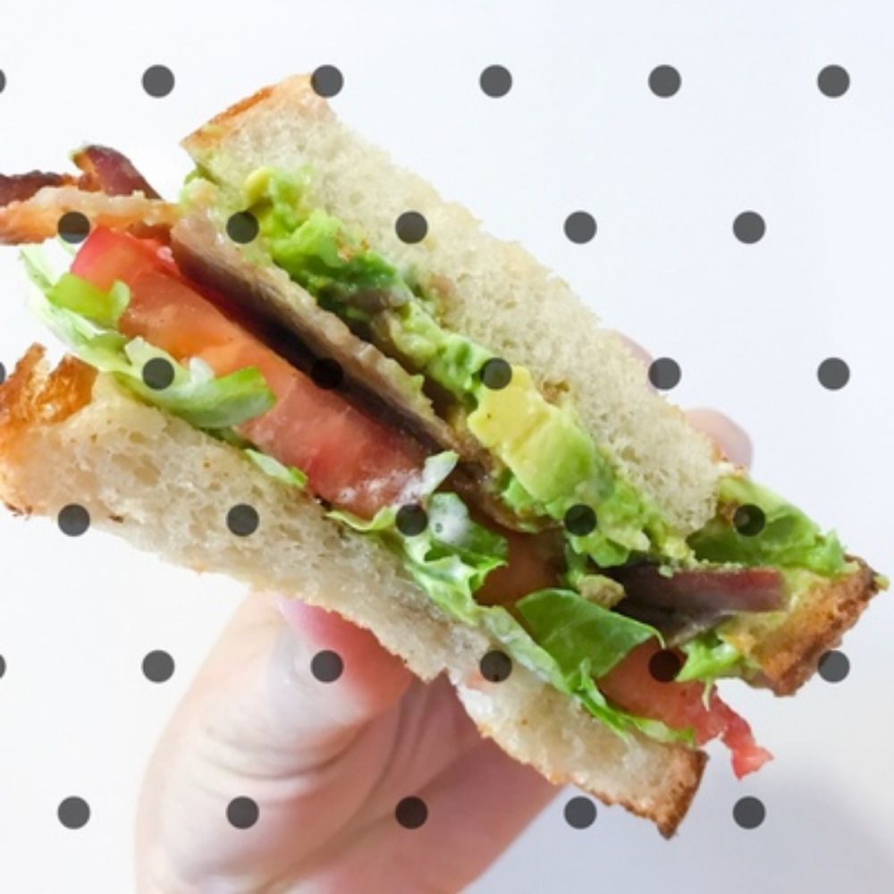 Bacon Lattice and Tomatoes