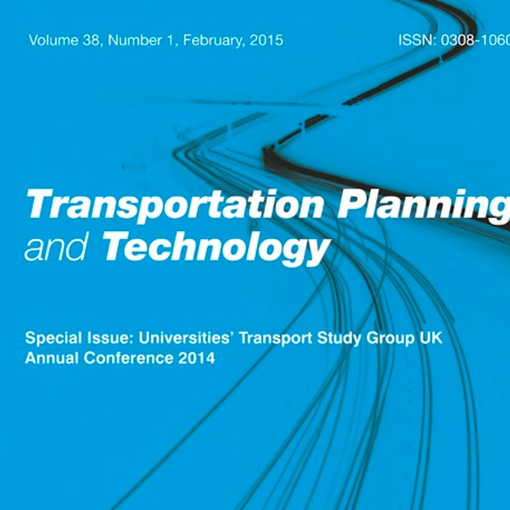Transport Planning and Technology Journal