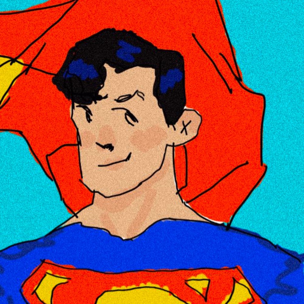 Native Superman 🖤🩶🤍💜