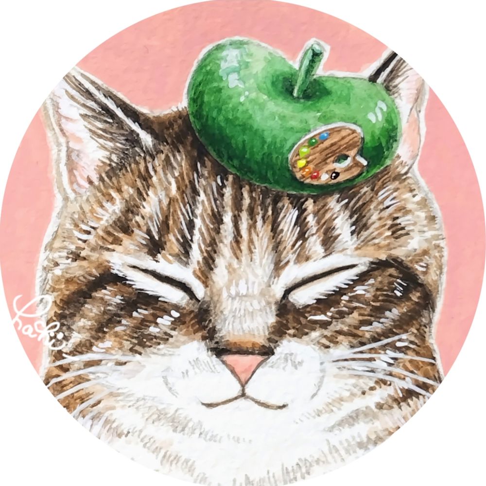 はち・ねこ画家(ねこはち)