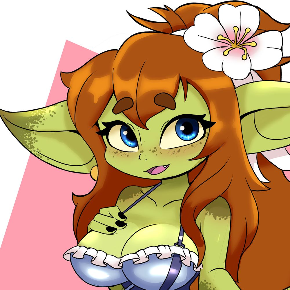 Cove the beach goblin. (commissions Open)