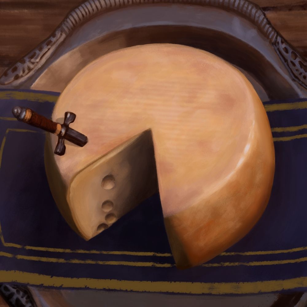Day-Drinking In Denerim, sampling the fine cheeses