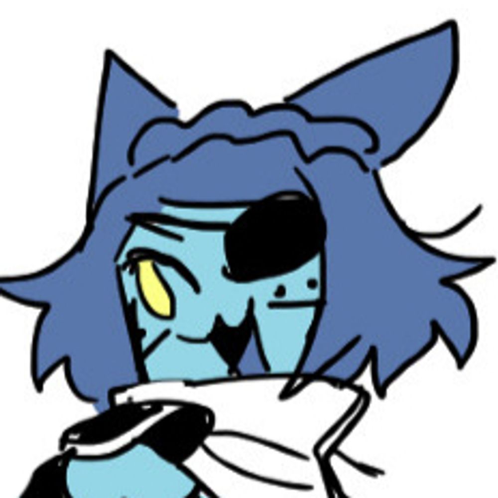 extremely online blue cat