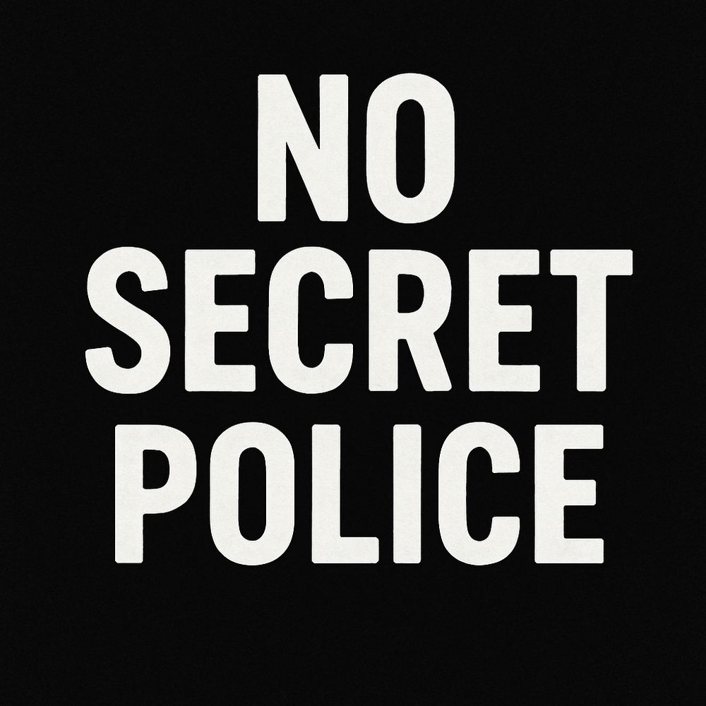 No Secret Police in America!