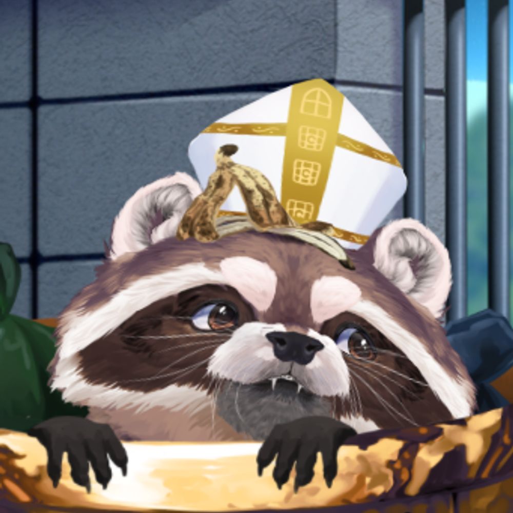 Pope Raccoonus III | Vtuber Raccoon
