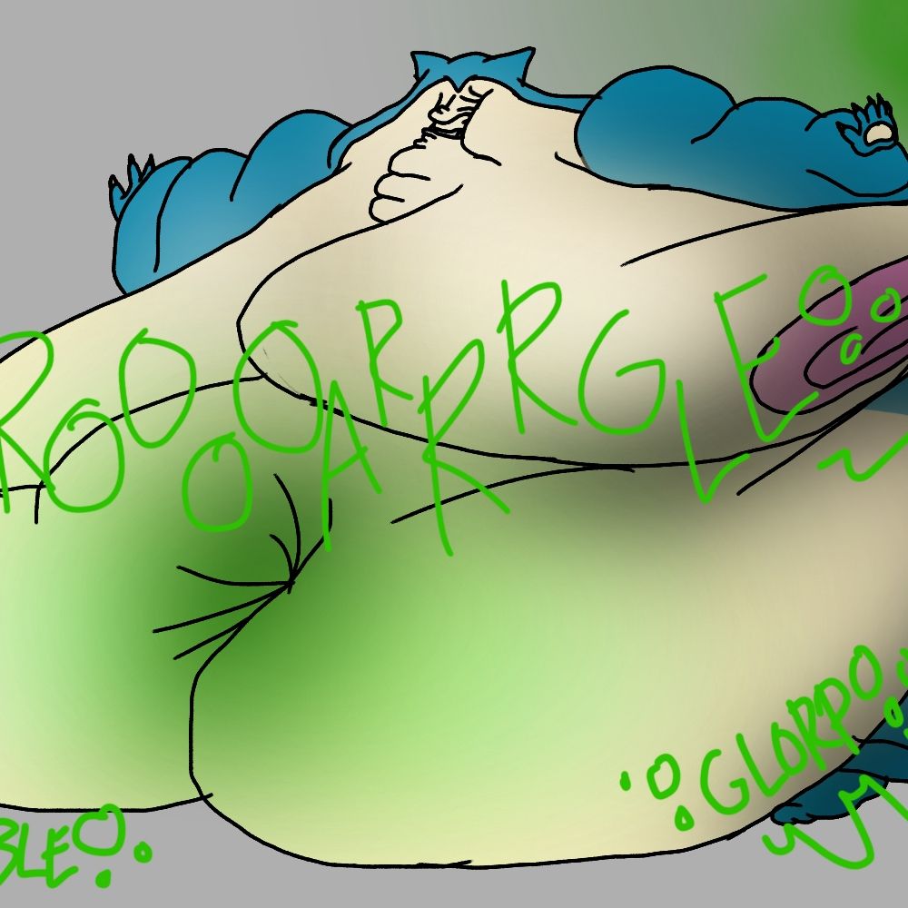 A dirty snorlax slob~