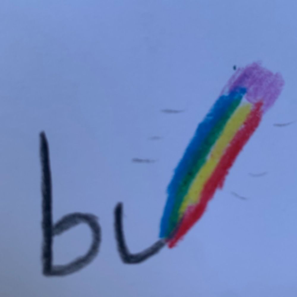 Schwarzer Buntstift 