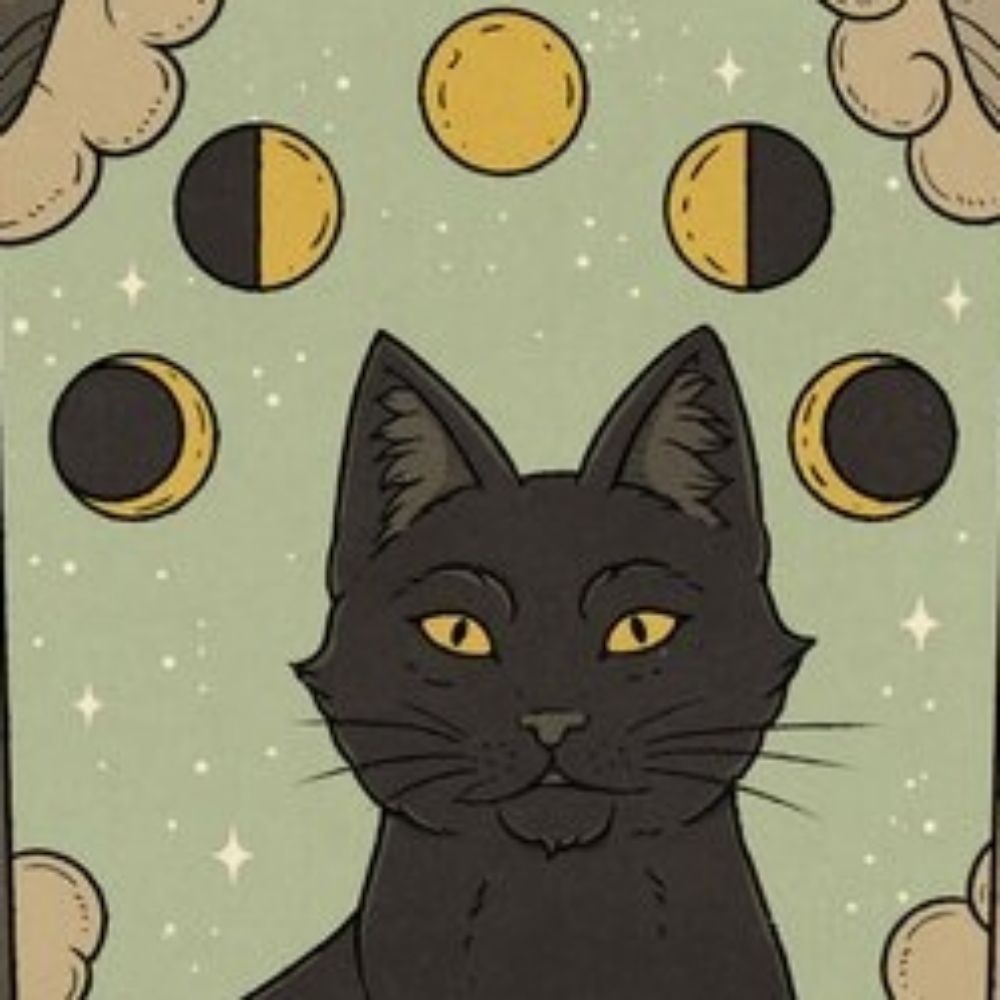 tarot reading cat lady extraordinaire