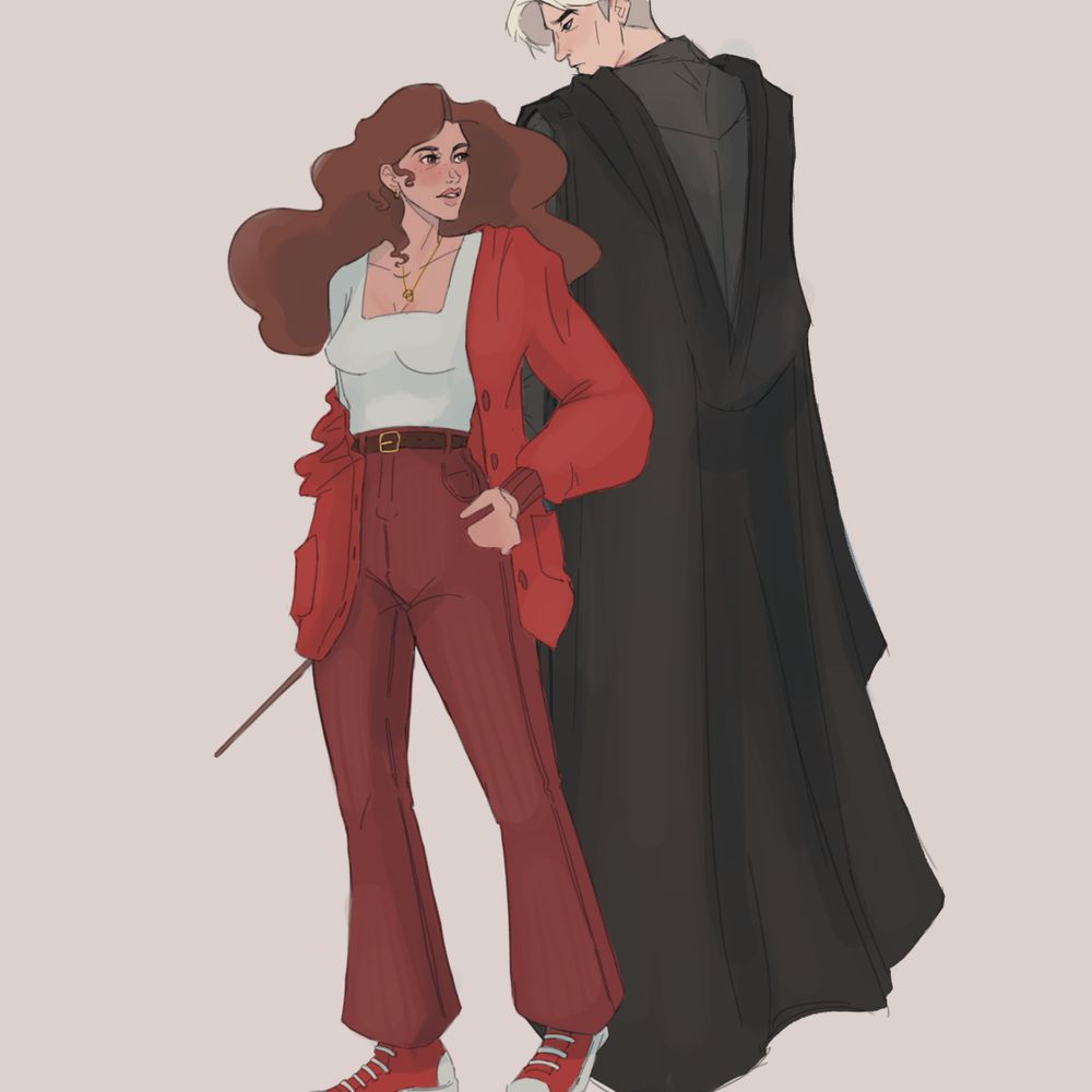 Dramione Art 🦁🐍