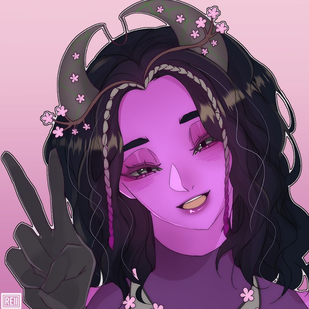 cherri | goth tiefling cleric pngtuber
