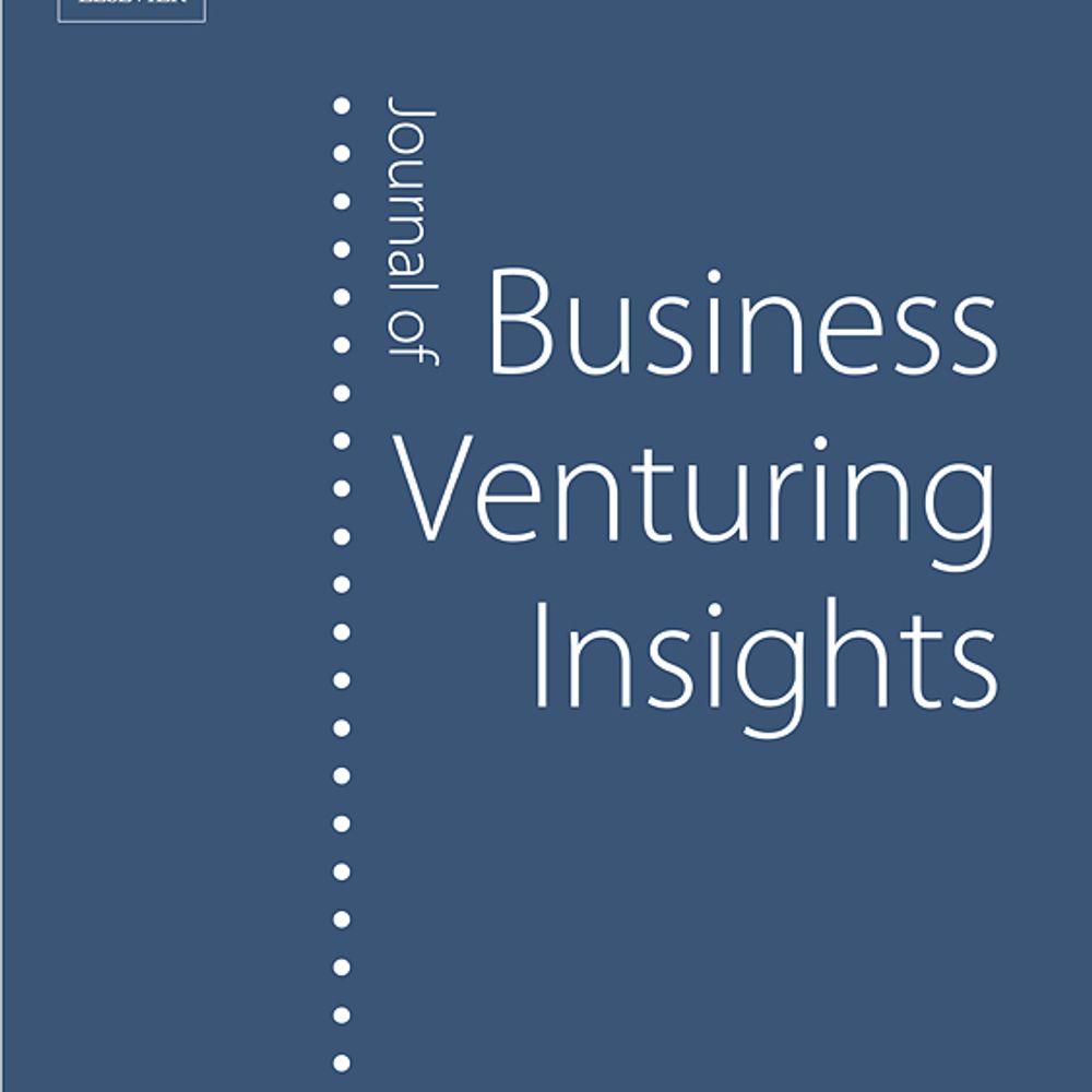 Journal of Business Venturing Insights