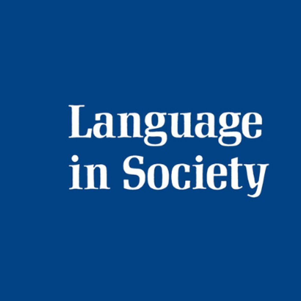 Language in Society