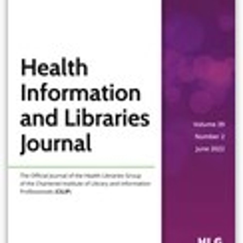 Health Information and Libraries Journal
