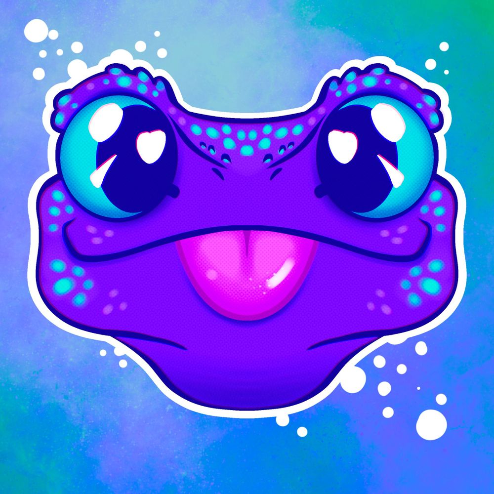 gecko 🦎💙 local lizard mage boi