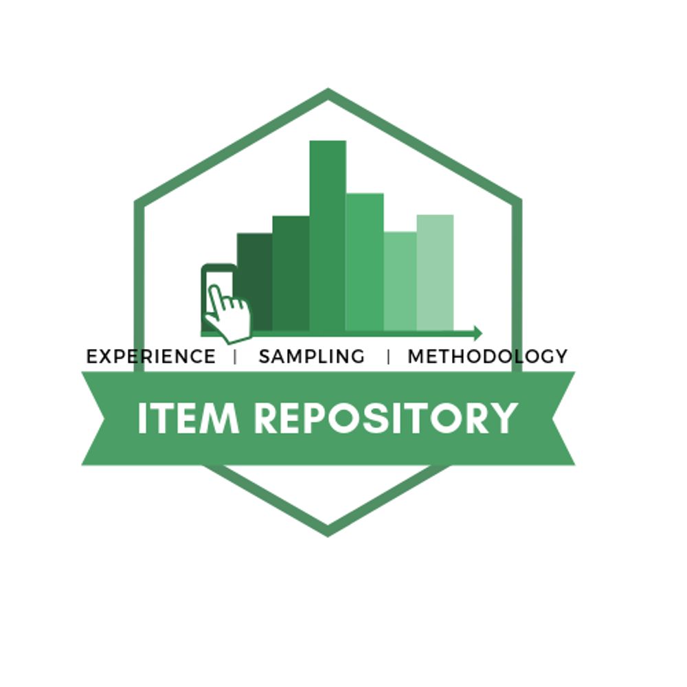 The ESM Item Repository