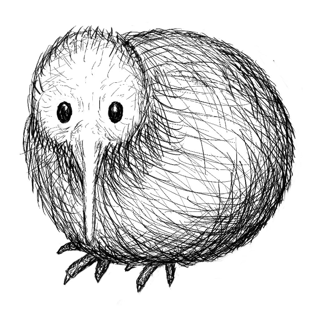 Crosshatch Kiwi