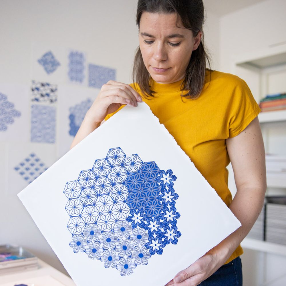 Ali Baecker | Stamp Carving & Block Printing