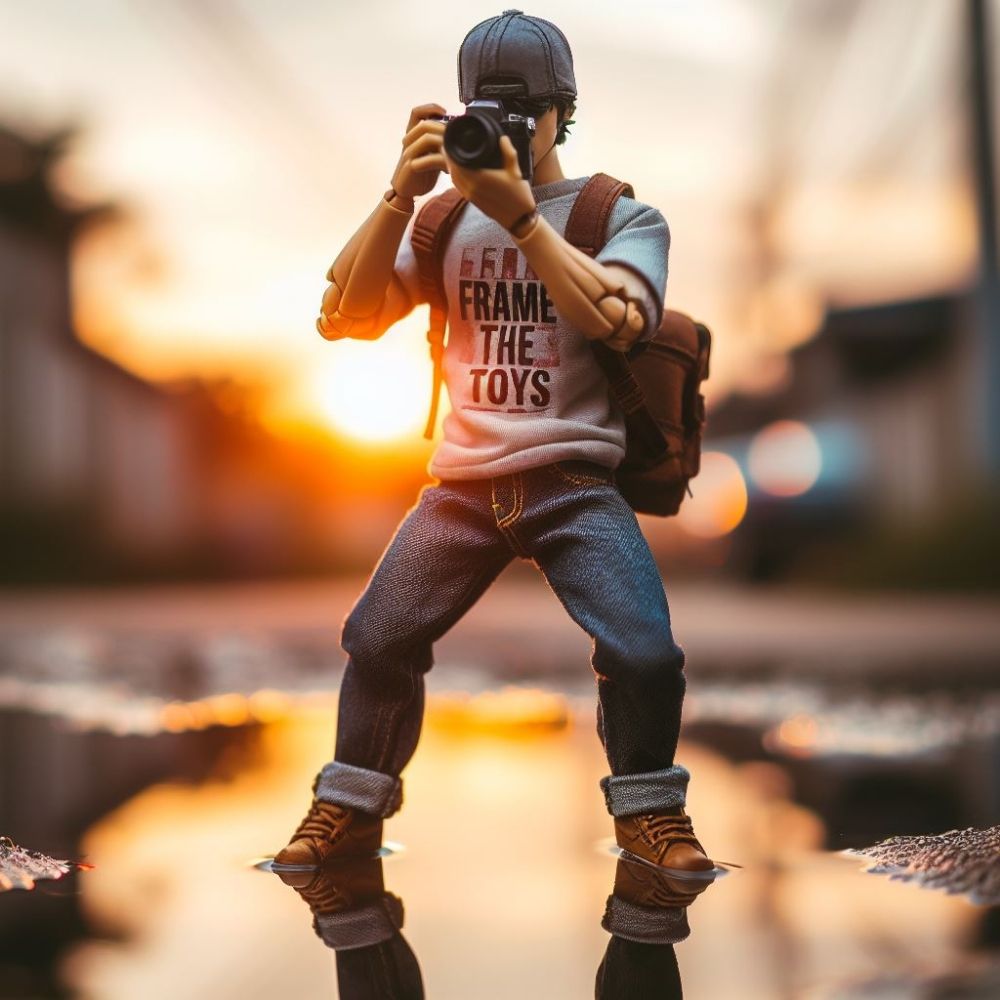 Frame the toys