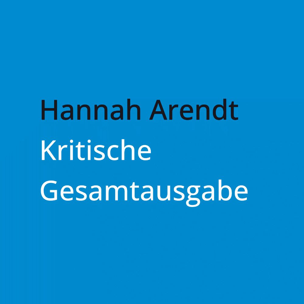 Hannah Arendt Edition 